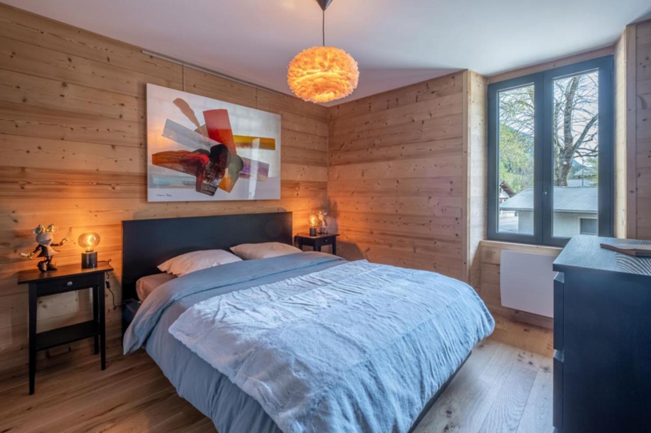 Newly Renovated Apartment With Mont Blanc View Шамони Екстериор снимка